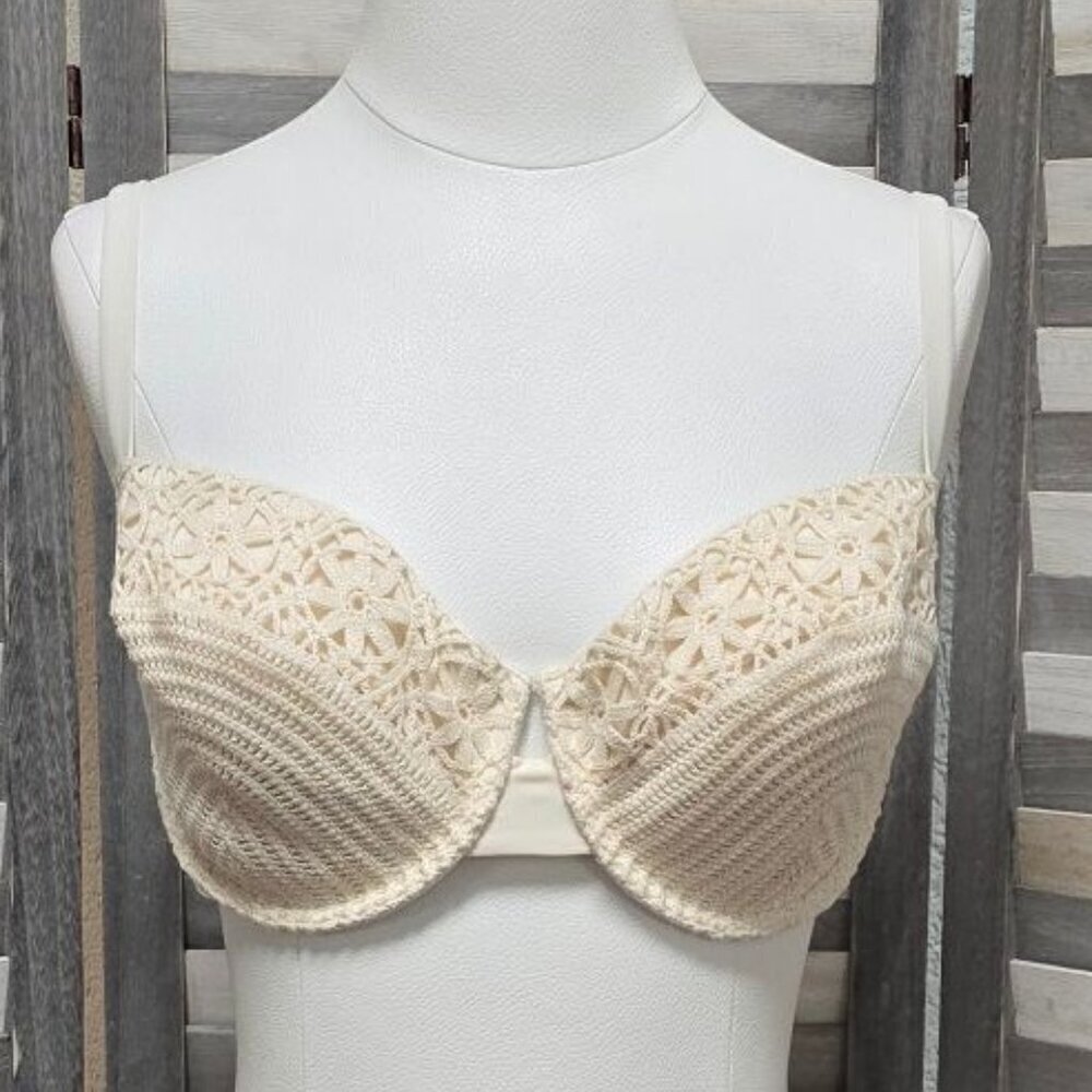 Women's Crochet Underwire Bikini Top | Shade & Shore | 38DD
